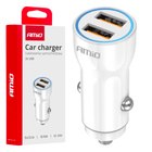 AMiO AMiO Autolader Telefoon 2x USB - A 20W 12/24V Wit AMiO 5