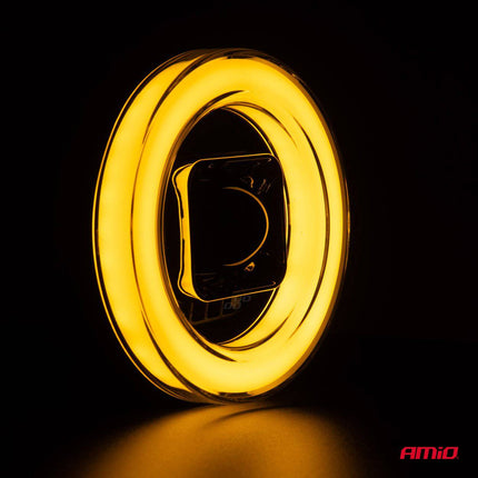 AMiO AWL58 LED Werkverlichting 45W 6500K 8000lm 9 - 36V - Robuuste Verlichting Rond - VCTparts.nl