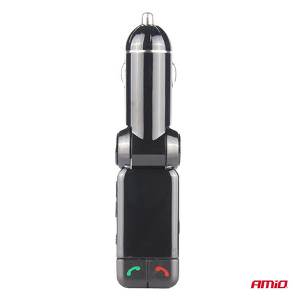 AMiO Car FM Transmitter - 2xUSB - A - 12V/24V - Bluetooth - Handsfree Bellen - Compact en Vouwbaar AMiO 8