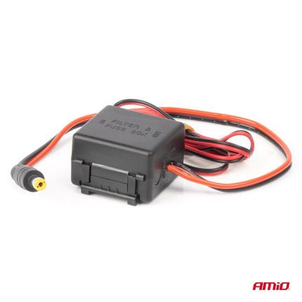 AMIO Car Power Signaal Filter met Plug 12V 24V - Anti Interferentie DC DC Converter Auto - VCTparts.nl