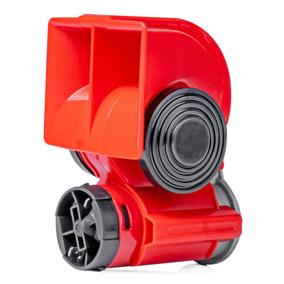 AMiO Hupe Signalhorn 12V mit Kompressor und Relais - 118dB Leistungsstarkes Fanfarenlufthorn