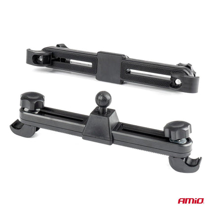 AMiO Autoventilator voor Hoofdsteun met USB-oplader Zwart (5x10cm) 12V - VCTparts.nl