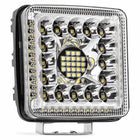 AMiO AWL13 Werklamp Verstraler Spot Vierkant 77LED 9-36v 6000K Wit - VCTparts.nl
