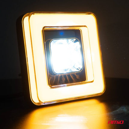 AMiO AWL57 LED Werkverlichting 45W 6500K 8000lm 9-36V - Robuuste Verlichting Vierkant - VCTparts.nl