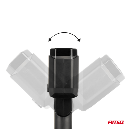 AMiO Dubbele Sigarettenaansteker Plug Splitter met (2x USB-A & 1x USB-C) 12V/24V QC3.0 200W Voltmeter Zwart - VCTparts.nl