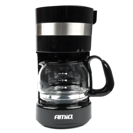 AMiO Koffiezetapparaat Auto Koffiezetter met Koffiekan (24v/250w) Zwart met Contraplug - VCTparts.nl