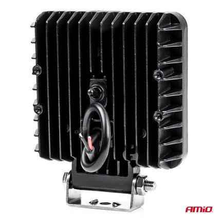 AMiO Krachtige Werklamp AWL34 30 LED FLOOD 9-36V met Schakelaar Verstraler Spot Robuust Offroad - VCTparts.nl