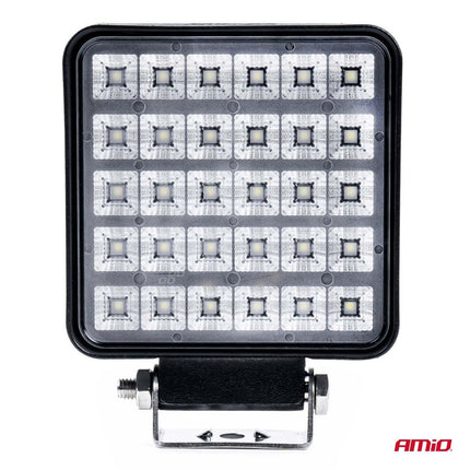 AMiO Krachtige Werklamp AWL34 30 LED FLOOD 9-36V met Schakelaar Verstraler Spot Robuust Offroad - VCTparts.nl