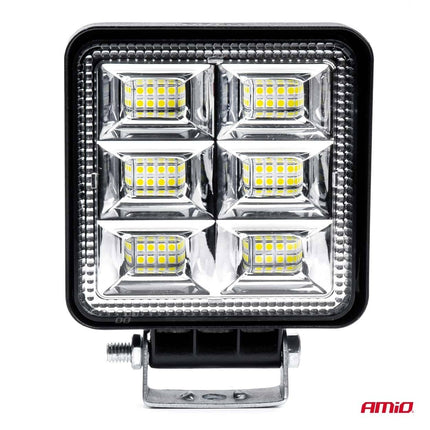 AMiO Krachtige Werklamp AWL37 48 LED SPOT 9-36V Verstraler Spot Robuust Offroad - VCTparts.nl