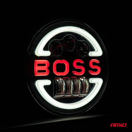 AMiO Krachtige Werklamp AWL56 BOSS Multifunctioneel 9-36V 55W Verstraler Spot Robuust Offroad - VCTparts.nl