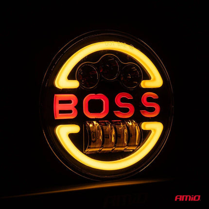 AMiO Krachtige Werklamp AWL56 BOSS Multifunctioneel 9-36V 55W Verstraler Spot Robuust Offroad - VCTparts.nl