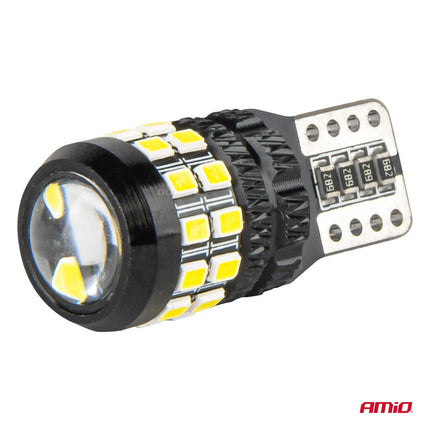 AMiO LED CANBUS-lampen T10 W5W 27SMD 2016 Wit 12V/24V - VCTparts.nl