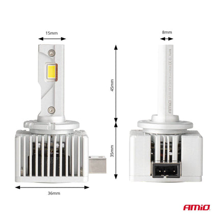 AMiO LED Koplampen D-Basic-serie D1S/D1R Dimlichten Wit - VCTparts.nl