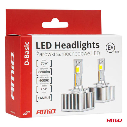 AMiO LED Koplampen D-Basic-serie D2S/D2R Dimlichten Wit - VCTparts.nl