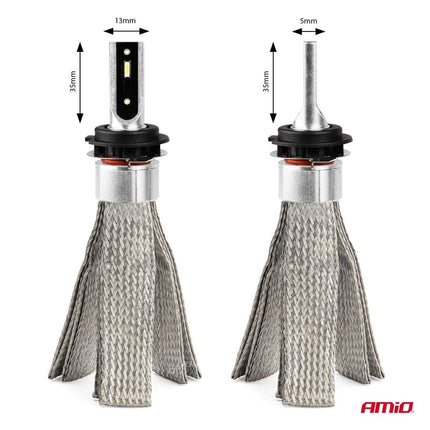 AMiO LED Koplampen FLEX+ Serie H7-1 canbus 6000K 12-24V Dimlichten Wit - VCTparts.nl