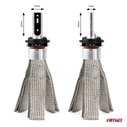 AMiO LED Koplampen FLEX+ Serie H7-6 canbus 6000K 12-24V Dimlichten Wit - VCTparts.nl