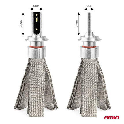 AMiO LED Koplampen FLEX+ Serie H7/H18 canbus 6000K 12-24V Dimlichten Wit - VCTparts.nl