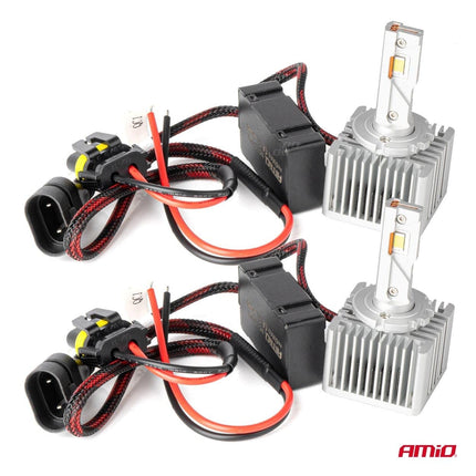 AMiO LED Koplampen X AllinOne-serie D1S D3S D8S canbus 6000K Dimlichten Wit - VCTparts.nl