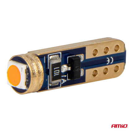AMiO LED-LAMPEN STANDAARD Rood T5 12V 3030 1LED HP - VCTparts.nl
