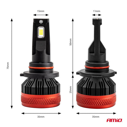 AMiO LED Mistlichten X3-serie HB4 9006 Wit - VCTparts.nl