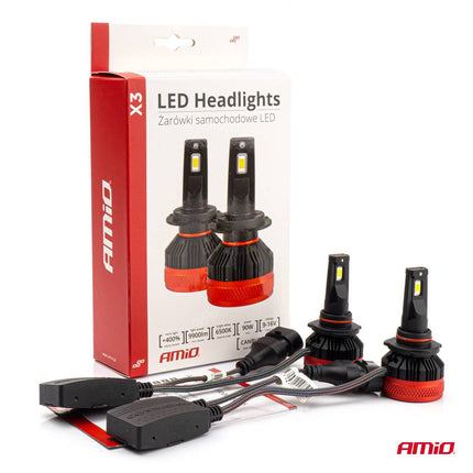AMiO LED Mistlichten X3-serie HB4 9006 Wit - VCTparts.nl