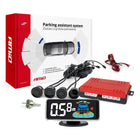 AMiO Parkeerhulpsysteem LED-GRAF 3D 4 sensor zwart - VCTparts.nl