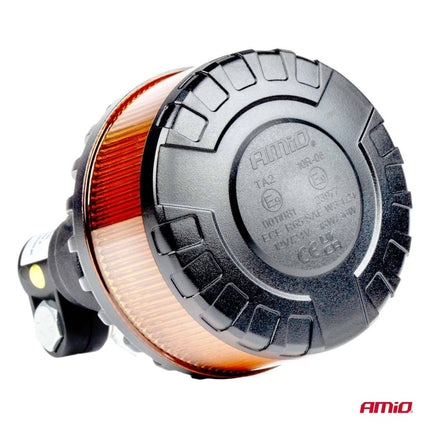 AMiO Stroboscoop Zwaailicht LED Waarschuwingslamp Heavy Duty W28P 12V 24V Oranje - VCTparts.nl
