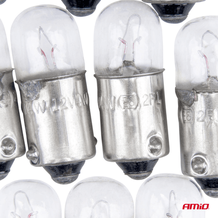 AMiO T4W BA9S Halogeen 12V 4W Wit [Koplamp -Dagrijverlichting] (10 stuks) - VCTparts.nl