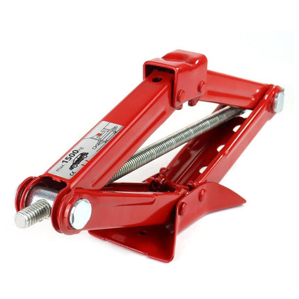 AMiO Universele Schaarkrik met Handslinger voor Auto Rood - 1.5 ton - VCTparts.nl