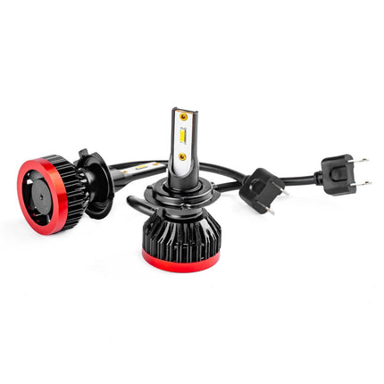 AMiO AMiO Dimlicht LED H7/H18 Koplampen 6000k Wit met Ventilator (set) [Witte koplampen - Witte Dimlichten] AMiO 10