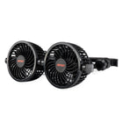 AMiO AMiO Dubbele Autoventilator voor Hoofdsteun met USBoplader Zwart (5x10 cm) 12V 7