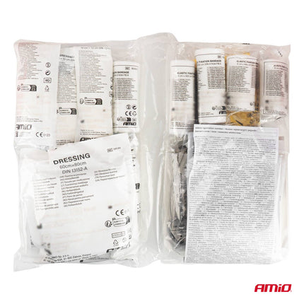 AMiO EHBO-kit in Kunststof Doos DIN 13164 - Verbandtrommel voor Auto AMiO 5