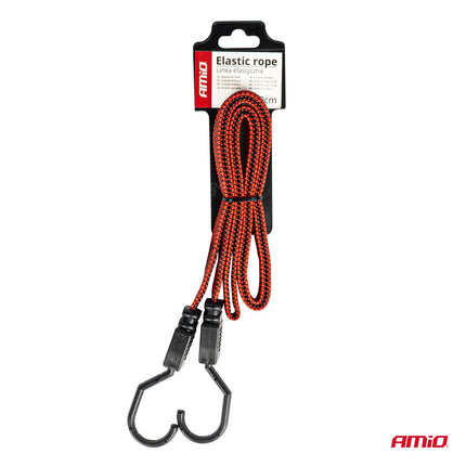 AMiO Elastisch Spanband 100cm – Universeel Elastisch Touw voor Aanhanger en Transport - VCTparts.nl