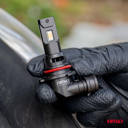 AMiO F25 PRO BLACK Edition HB4 LED Koplampen 12/24V 7646 Lumen 6000K Daglichtwit FULL CANBUS - VCTparts.nl