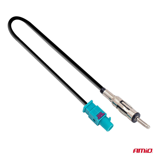 AMiO FAKRA naar DIN Antenne Adapter 5A 12V - Universele Autoradio Aansluiting AMiO 2