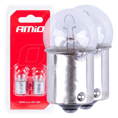 Amio Halogen White Ba15s für Tageslaufleuchten 5 Watt [3020 24SMD 1156 BA15S P21W R10W R5W] (12V) (Set)