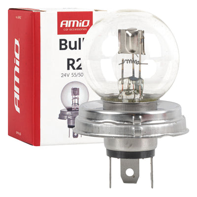 AMiO Halogeenlamp R2 24V 55/50W P45T – Voor Vrachtwagens, Bussen en Werkmachines