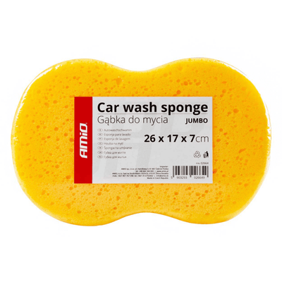 Amio High -Quality -Auto war Schwamm mit Sea Ponge -Struktur Orange