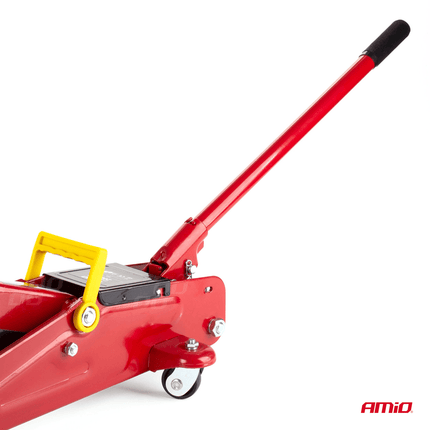 AMiO AMiO Hydraulische Garagekrik met Pompstang 2.000kg/2ton Trolley Jack Rood AMiO 3