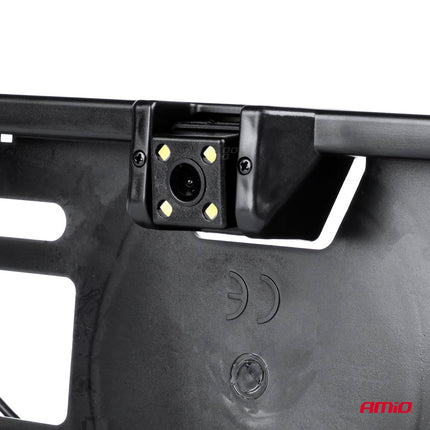 AMiO Kentekenplaathouder met Camera en Parkeersensoren - Complete Achteruitrijhulp - VCTparts.nl