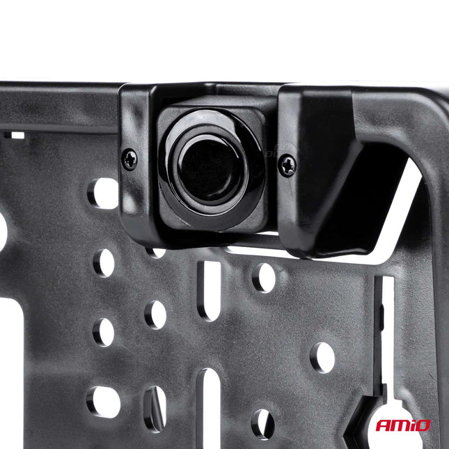 AMiO Kentekenplaathouder met Camera en Parkeersensoren - Complete Achteruitrijhulp - VCTparts.nl