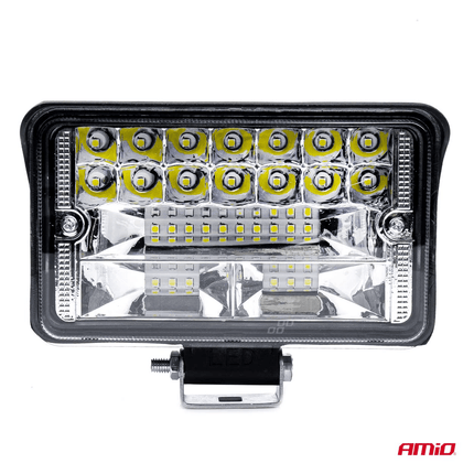 AMiO Krachtige Brede Werklamp Verstraler Spot Diverse Toepassingen (36 LED 9 - 36v) 6000K Wit - VCTparts.nl