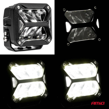 AMiO Krachtige LED - verrijlamp PRO - serie AMiO - 03868 Verstraler Spot Robuust Offroad - VCTparts.nl