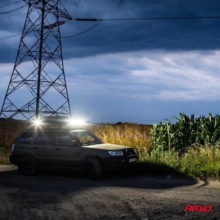 AMiO Krachtige LED Werklamp AWL30 200LED 720x74 600W COMBO 9 - 36V Verstraler Spot Robuust Offroad - VCTparts.nl