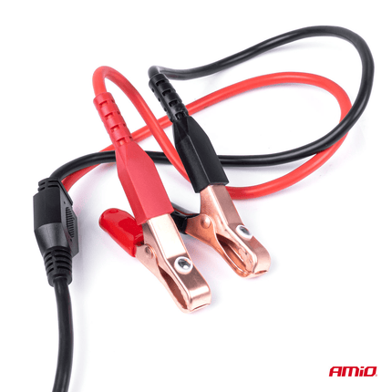 AMiO Krachtige Professionele Digitale Accutester (2 - 220Ah) met Uitgebreide Functionaliteiten (6/12V)Zwart - VCTparts.nl