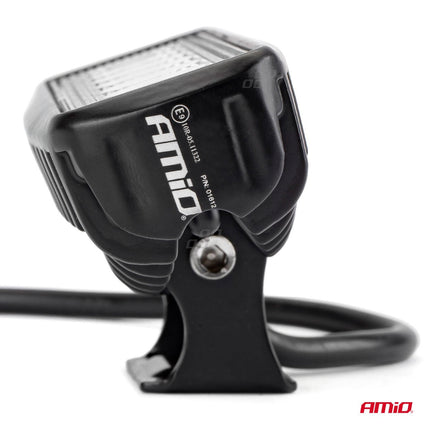 AMiO Krachtige Werklamp AWL01 6 LED FLAT 9 - 60V Verstraler Spot Robuust Offroad - VCTparts.nl