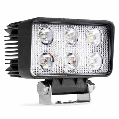 Amio leistungsstarke Arbeitslampe AWL02 6 LED Flat 9-60V Spotstupfer Robust Offroad