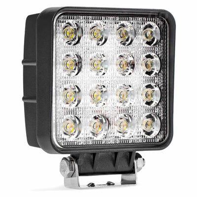 Amio leistungsstarke Arbeitslampe AWL05 EMC 108x108 48W Plat 9-60V Spotlight Robust Offroad
