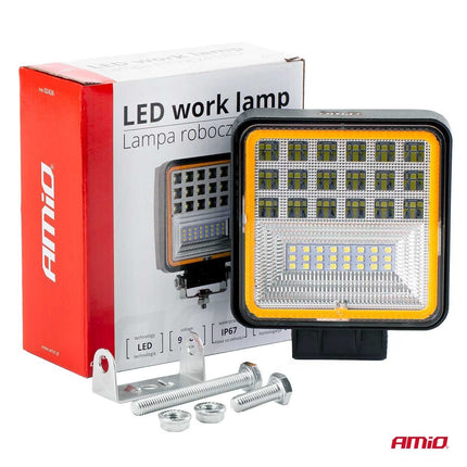 AMiO Krachtige Werklamp AWL12 42 LED COMBO (2 standen) 9 - 36V Verstraler Spot Robuust Offroad - VCTparts.nl