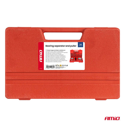 AMiO AMiO Lager Trekker Set met Separator 14 Delig - Bearing Separator en Puller Gereedschap 25 - 75 mm AMiO 9